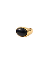 Load image into Gallery viewer, Ophelia Ring Black Agata
